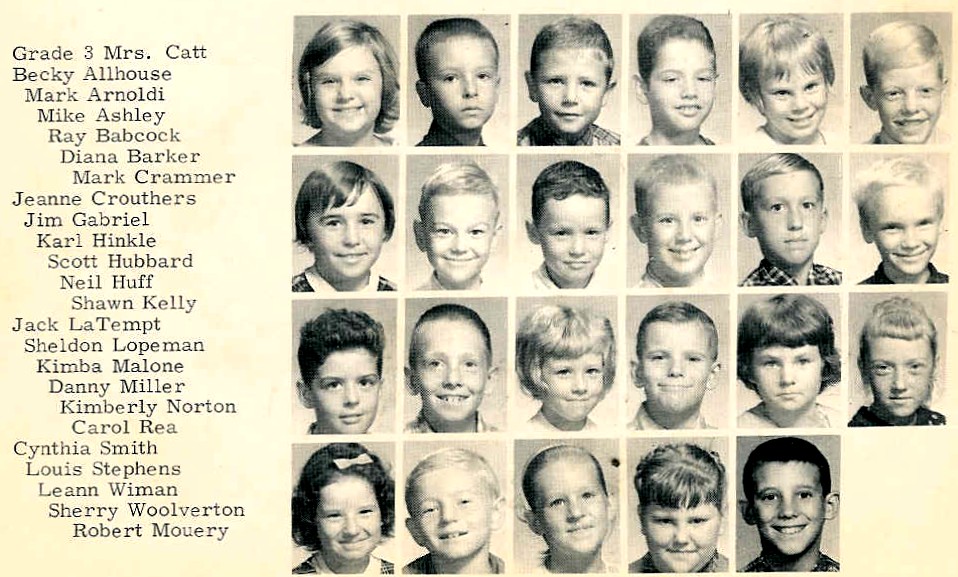 Roxana Senior High School Class of 1975 Alumni Third Grade