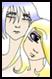 Christian and Lilly's hypothetical kids, Jupiter (the blond, son of Roxu and Tai) and Iris (the blue-haired adopted son of Christian and Lilly)