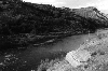 The Rio Grande snaking its way across the landscape.