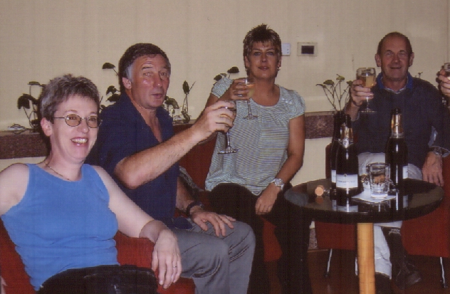 A toast to absent friends