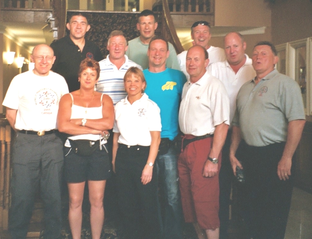 (back row) Jason Allen - Adrian Holt - Bruce Newcombe (front) Rob Holden - Sue Cosnett - John Cole - Lena Strang - Martin Bullus - Stan Cantrill - Danny Broughton - Dave Walker