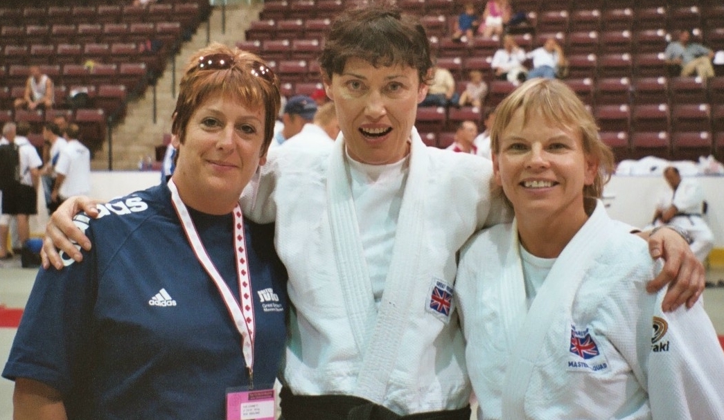The girls (Sue - Joyce - and Lena) bring home five medals!