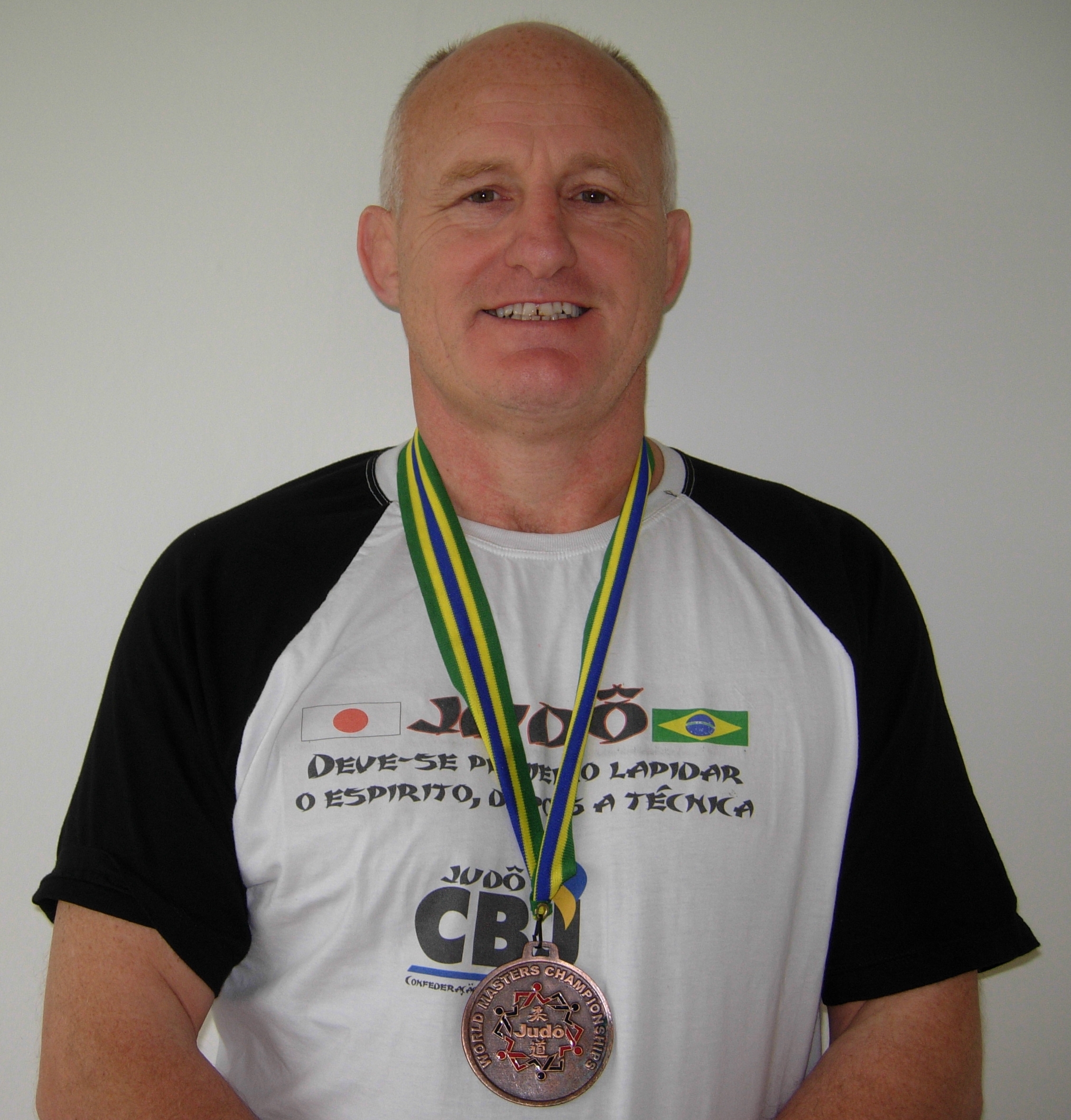 A well deserved proud bronze medal winner
