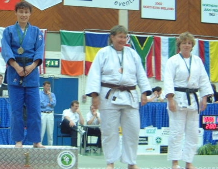 Joyce Malley wins the Open Category fighting bigger girls than herself