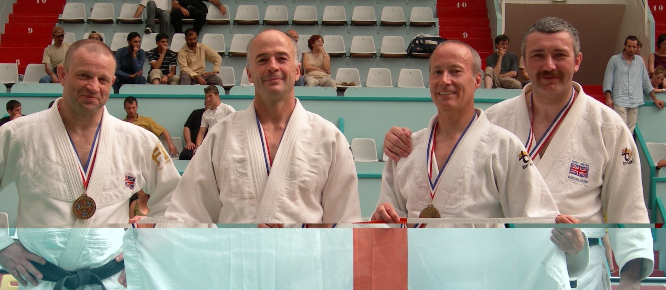 Clive Biggs (second from the right) with his Bronze Medal winning British Team