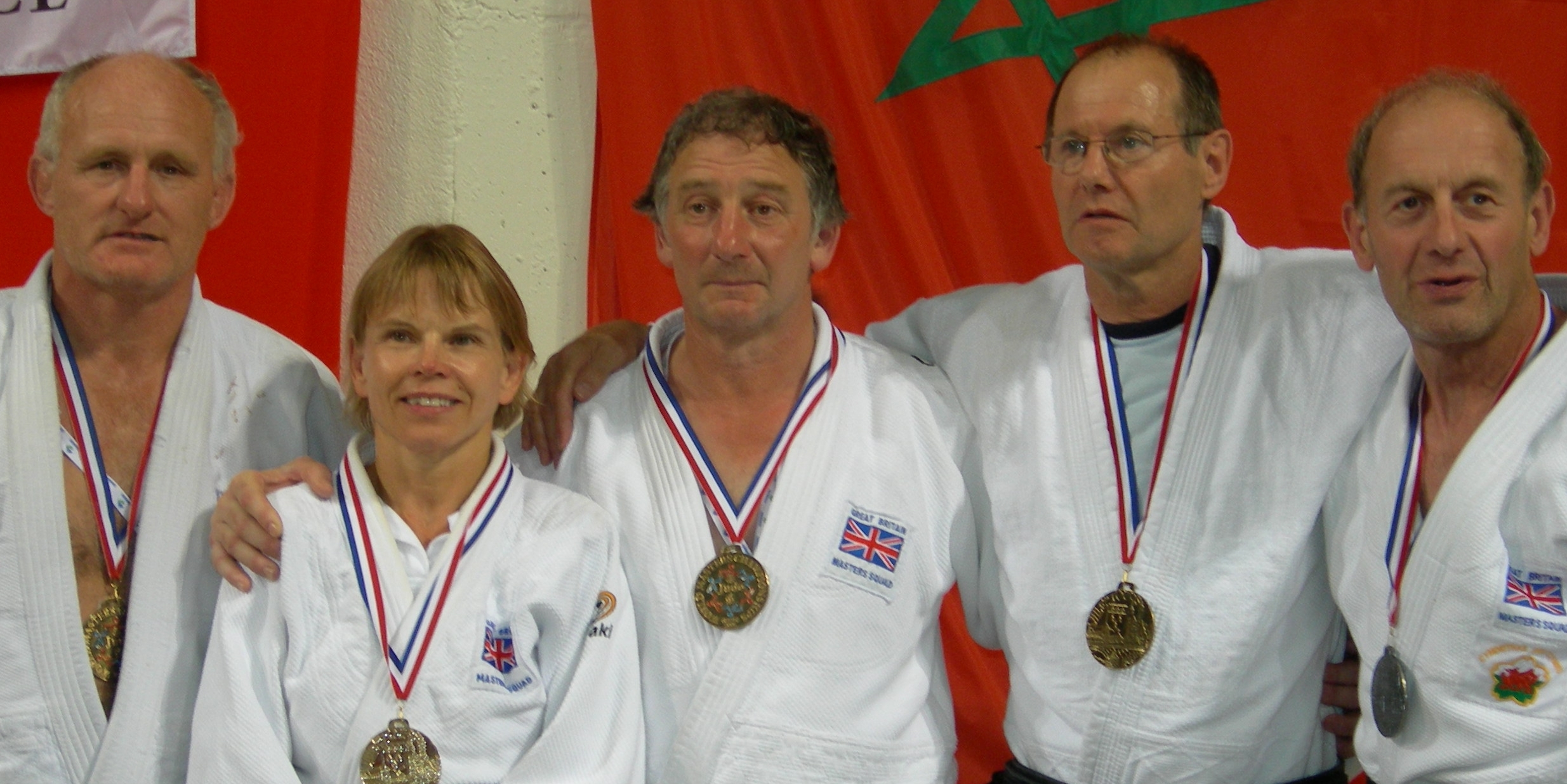 And here are some of the Medal winners (from left to right): Clive Douglas, Lena Strang, John Cole, Roy Muller and Stan Cantrill
