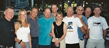 Touring Tokyo are: Dave Walker, Alex, Kevin Moane, Stan Cantrill, Martin Bullis, Lena Strang, Paul Moss, Clive Douglas, Roland Newson and Jo Doherty