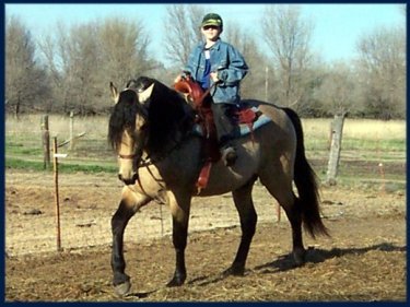 Riding lessons on the Big Man.
