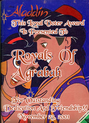 Loyal voter award