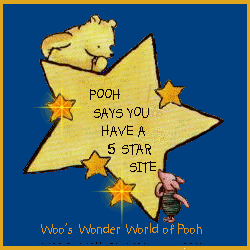Pooh says I have a 5 star award