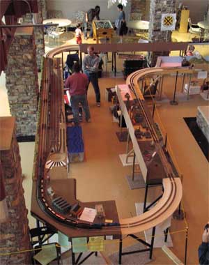 In January 2008, we constructed an L shaped layout in the atrium of the Spring Valley YMCA.