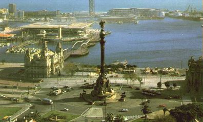 Monument to Christopher Colombus in Barcelona