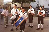 Tours to Spain - fiesta in the village of Besullo with Gaita players