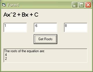 Explorers Quadratic Equation Solver