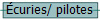 �curies/ pilotes