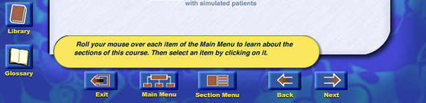 IMCI main menu rollover
