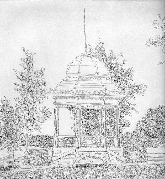 Etching of Lake Quannapowitt