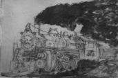 Southern Pacific #4501, Engraving