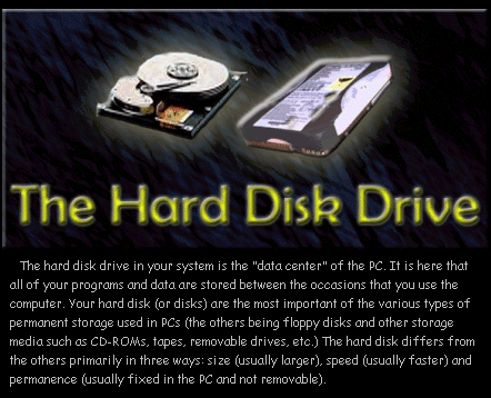the hard disk drive