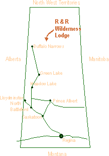 Saskatchewan Map