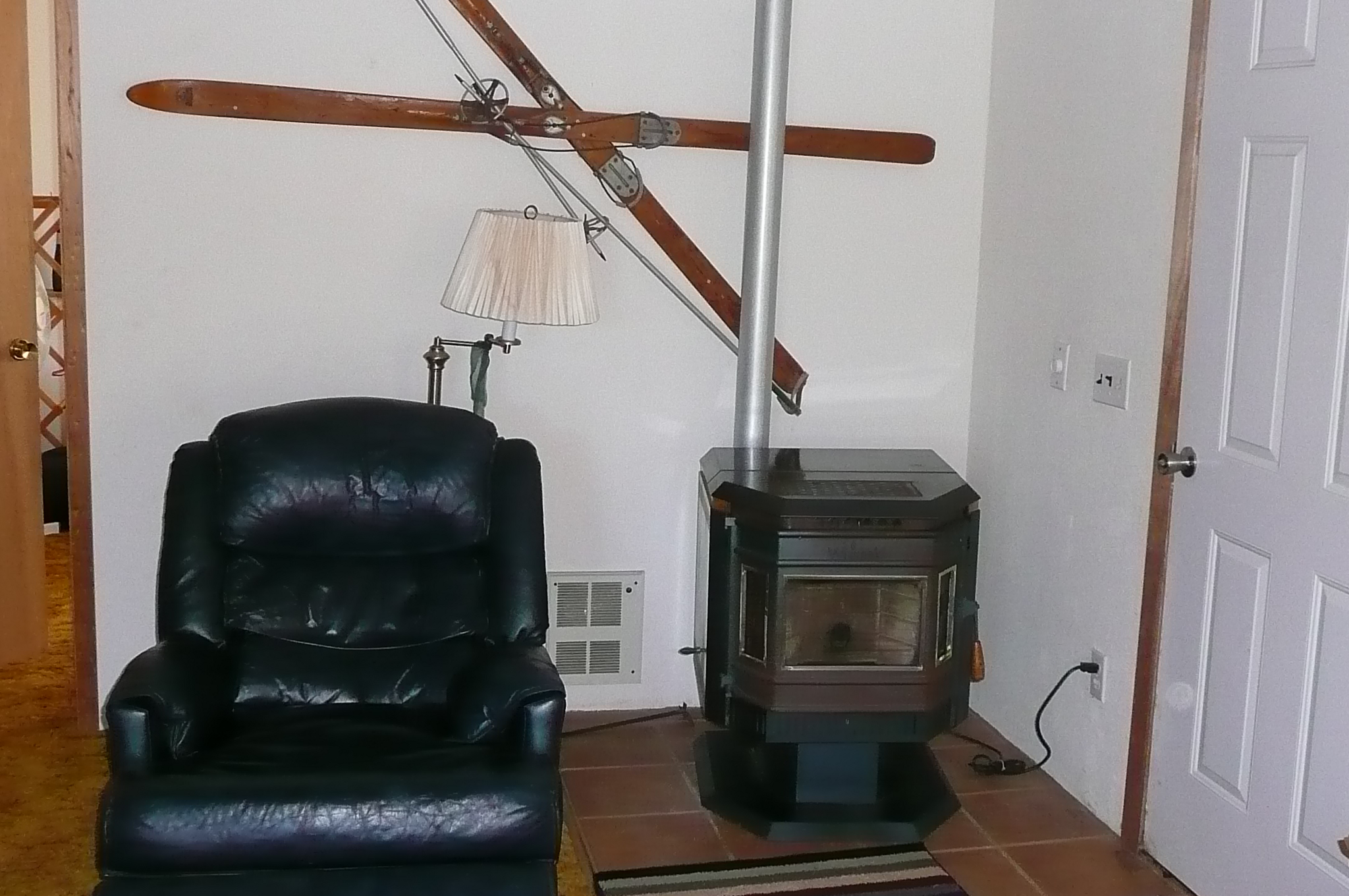 pellet stove.