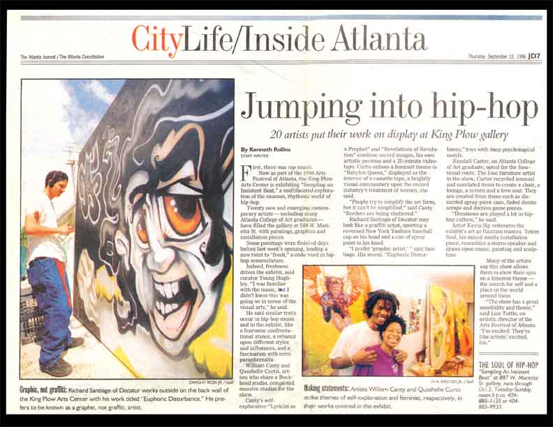 King Plow Art Gallery - "Sampling an Insistant Beat"