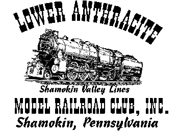 The Official Logo Of The Lower Anthracite Model
Railroad Club, Inc.