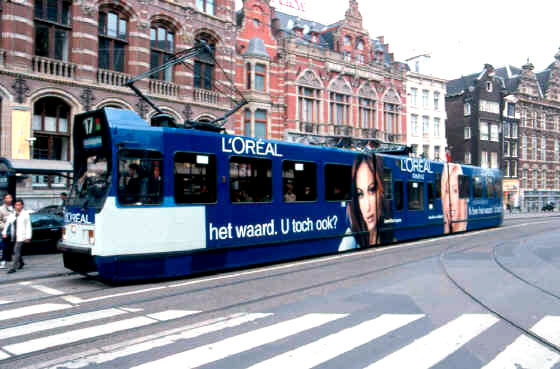 Streetcar in Amsterdam yr 2000, RSM