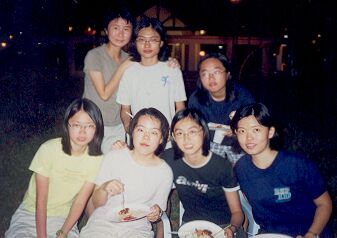 6 ladies and a lamb