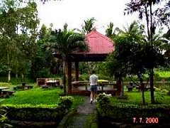 Park behind Chapel