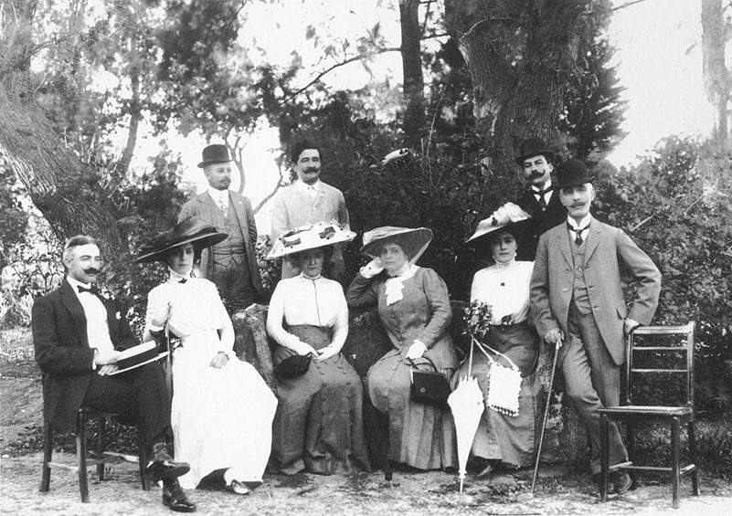 Reunion social en el Prado