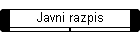 Javni razpis