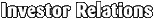 Investor Relations