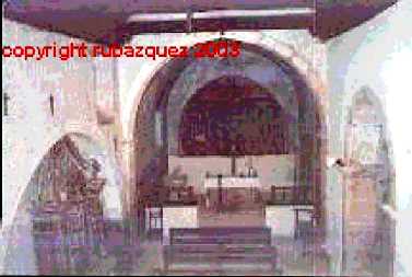 Interior de la iglesia
