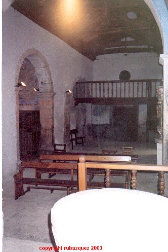 Interior de la iglesia