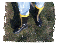 20 Hole rangers with yellow laces and socks