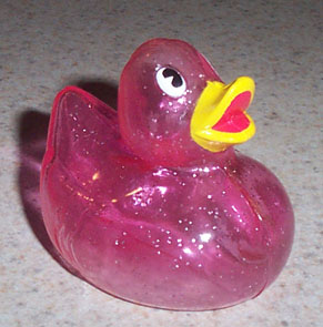 sparkly rubber duck