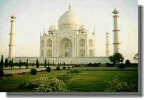 Taj Mahal, a dream etched in milky white pristine marble is the peerless monument portraying the beauty of eternal love! A commemoration of the memory of Shahjahan's beloved wife, Taj Mahal is indeed India's rich tribute to womanhood. Renowned for its aesthetic beauty, this extravagant building of timeless beauty is the outcome of a unique combination of passion and architectural exuberance. 