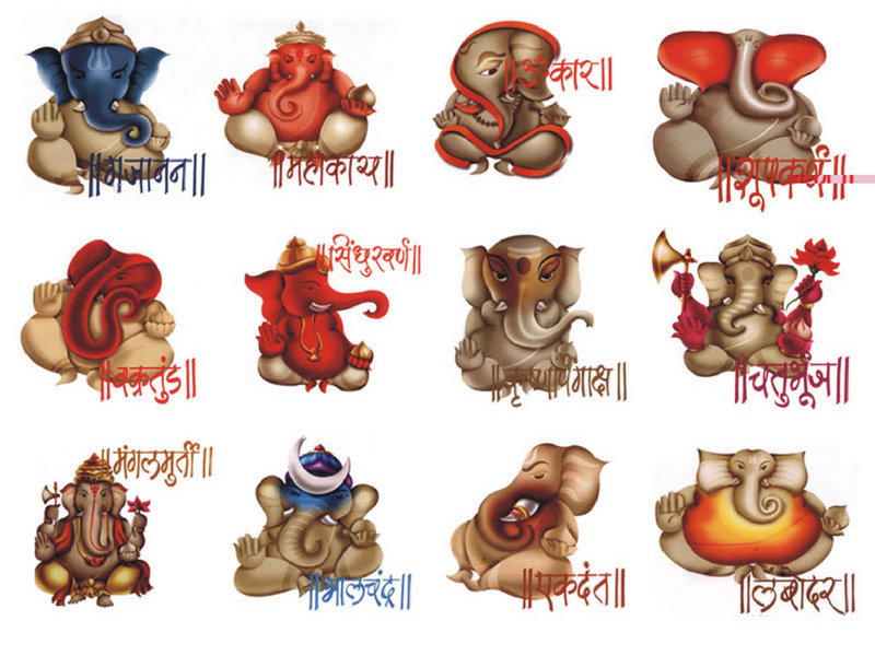 Different types of Ganeshji