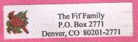 This was the mailing label, isnt that funny?