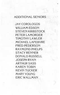 Additional Seniors