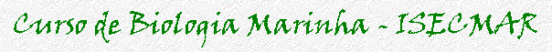 Curso de Biologia Marinha no ISECMAR, S�o Vicente