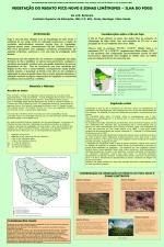 Poster sobre a Vegeta��o do Regato Pico Novo e Zonas Lim�trofes - Ilha do Fogo em Cabo Verde - 120 x 80 cm.