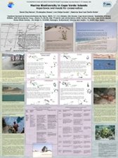Poster da Biodiversidade Marinha em Cabo Verde - 120 x 89,5 cm.