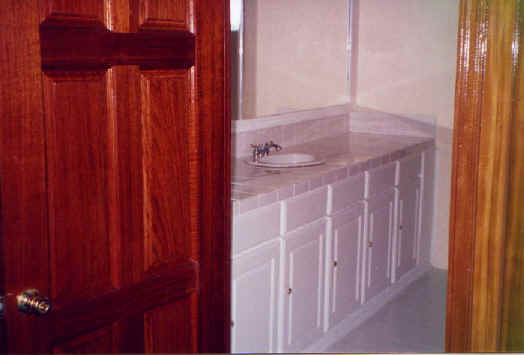 Part of a custom built bathroom