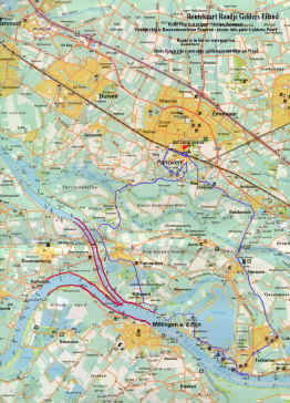 Combinatie Route kaart + overlay route