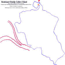 Overlay te volgen route