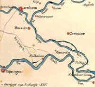 Loop rivieren bij Schenckenschanz 1672