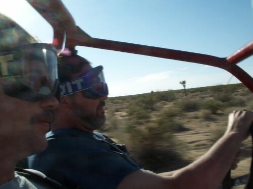 20 kb. John & Mike driving in the sandwash