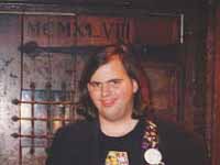 Phil poses in front of the Portal of Fear